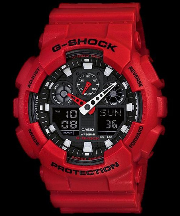 GA-100B-4ADR Casio G-Shock İstanbul Erkek Kol Saati - 2