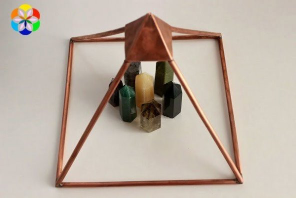 Bakır Piramit KEOPS El Yapımı - Resim 3