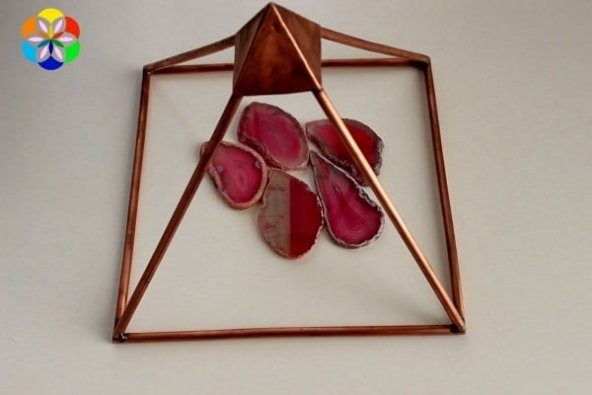 Bakır Piramit KEOPS El Yapımı - Resim 4