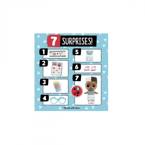 Orjinal LOL Erkek Bebek Lol 7 Sürpriz Erkekler L.O.L BEBEK Sürpriz Set - 3