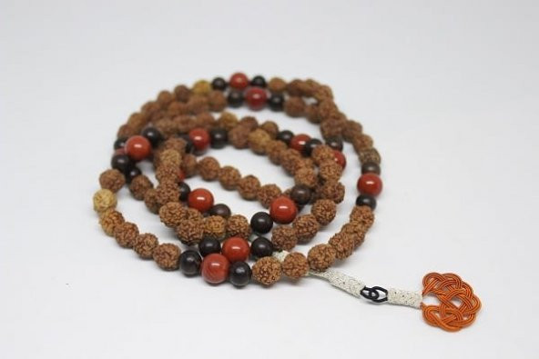Rudraksha Tohumu 108lik Mala Kolye - Resim 3