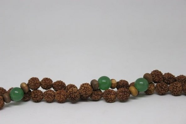 Rudraksha Tohumu 108lik Mala Kolye - Resim 3