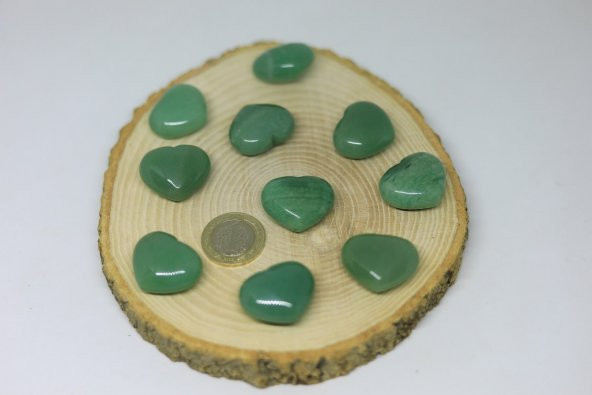 Aventurin Taşı Kalp Şekilli (14-16gr) ürün görseli