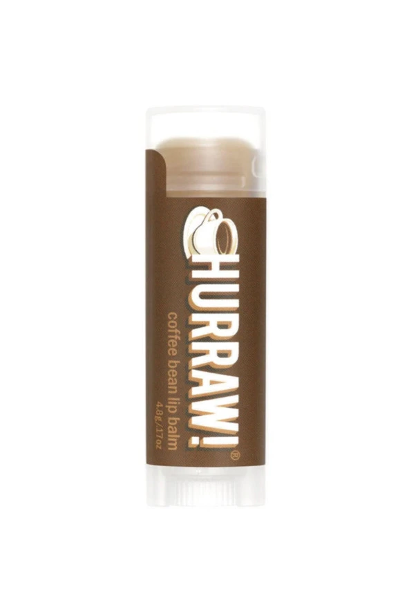 Hurraw Coffee Bean Lip Balm - 4.3 gr.Kahve Çekirdeği