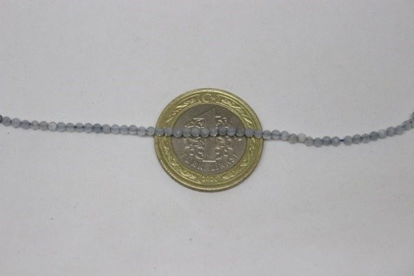 Akuamarin Taşı Dizi 2mm - Resim 3