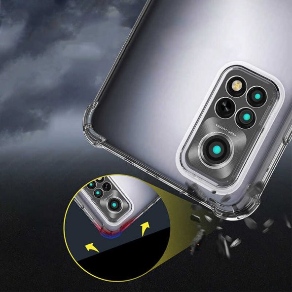 Xiaomi Redmi Note 11 Pro 5G Kılıf Köşeleri Airbagli Kamera Korumalı Silikon - 3