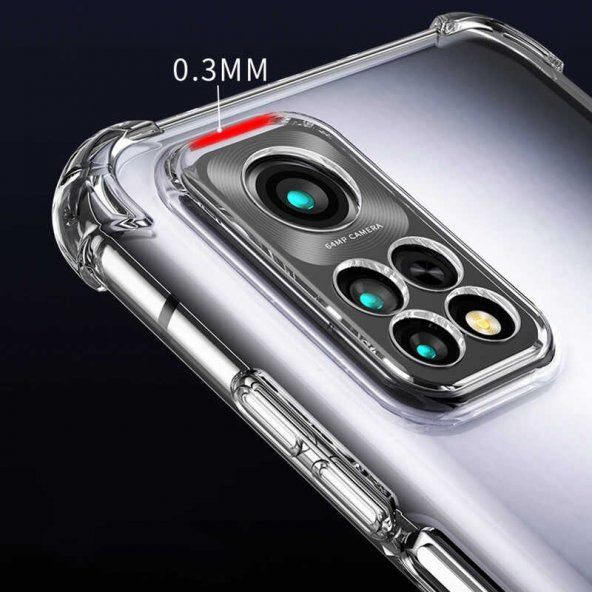 Xiaomi Redmi Note 11 Pro 5G Kılıf Köşeleri Airbagli Kamera Korumalı Silikon - 7