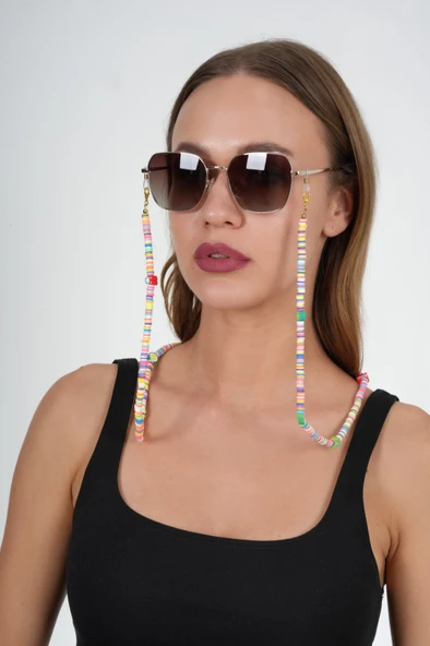 Fimo Meyveli Gözlük Zinciri - Kolye - Bileklik - 5