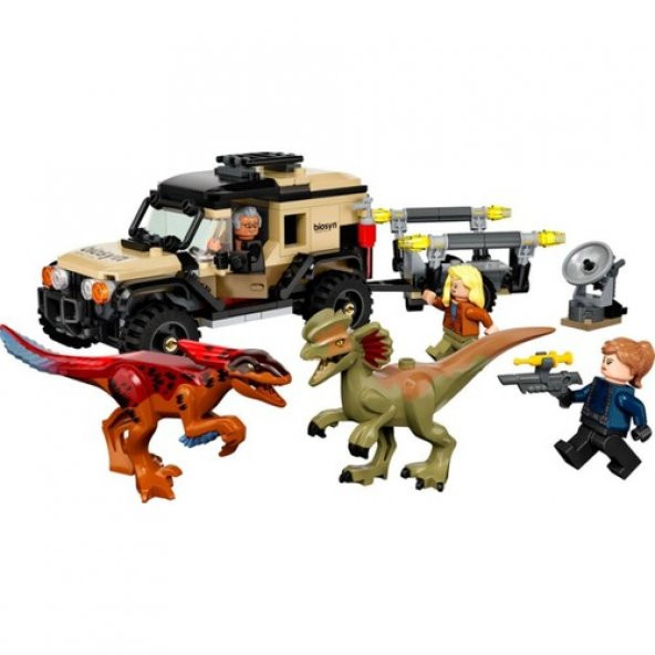 LEGO Jurassic World 76951 Pyroraptor and Dilophosaurus Transport