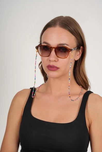 Kum Boncuk Gözlük Zinciri - Kolye - Bileklik - 5