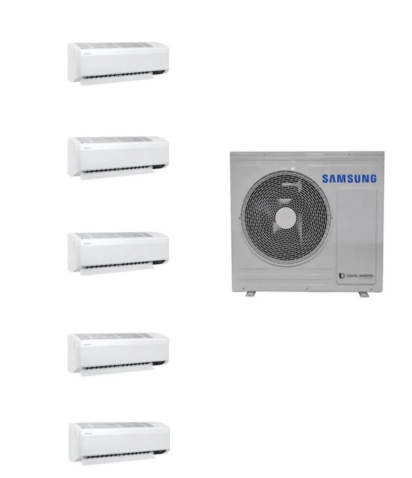 Samsung Wind Free Multi 1+5 AJ100TXJ5KH/EA 7+9+9+12+24 İç 10 kw Dış Ünite