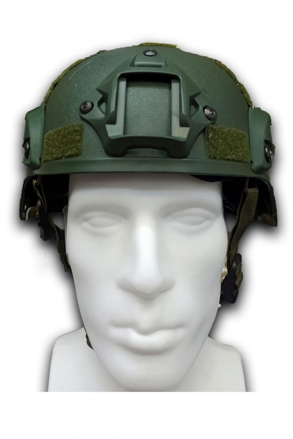 Haki Koruyucu Başlık Miğfer - Askeri Airsoft Paintball Kask - 3