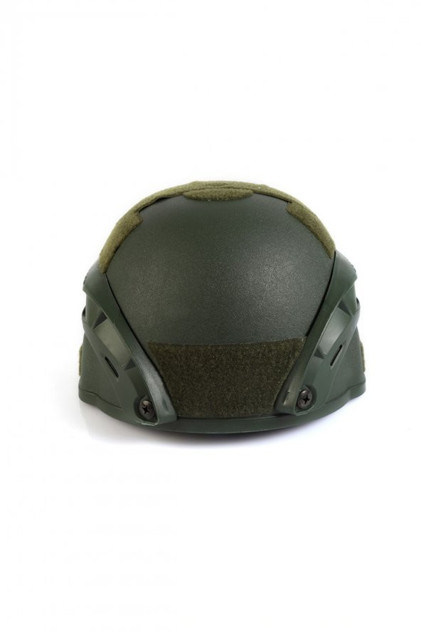 Haki Koruyucu Başlık Miğfer - Askeri Airsoft Paintball Kask - 4