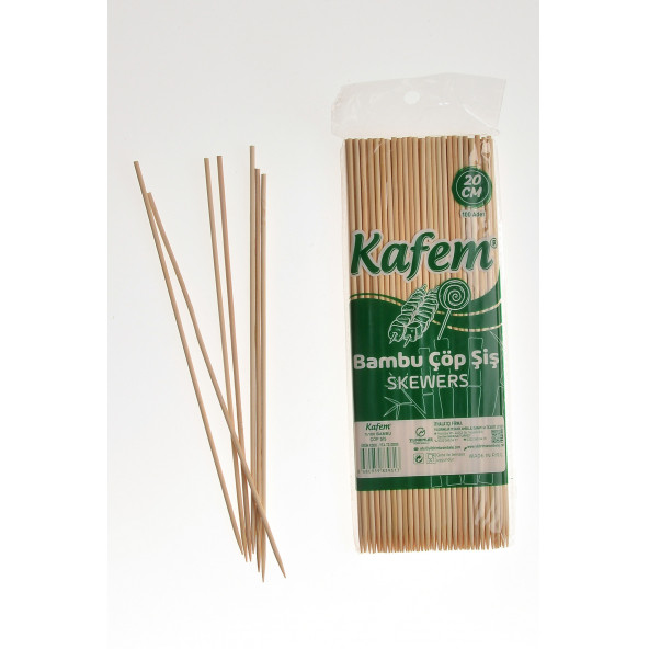 Bambu Çöp Şiş 20 Cm 50 Pk X 100 Adet -