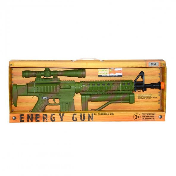 Can-em Oyuncak M2223 Canem, Pilli Sesli Energy Gun