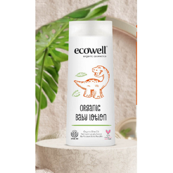 Ecowell Organik 300 ml Bebek Losyonu