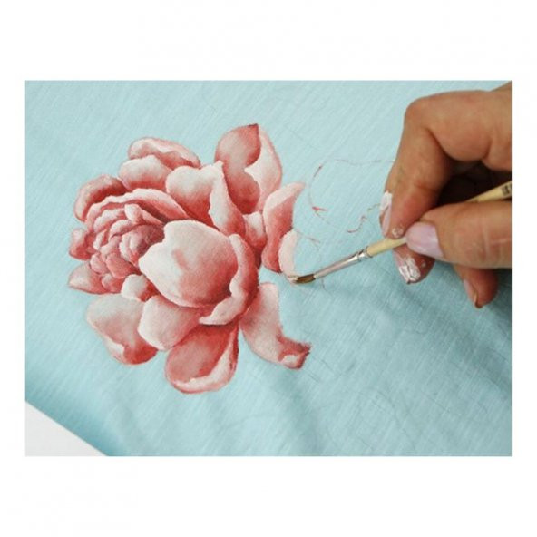 Pembe Kumaş Boyası Tişört Çanta Tekstil Boyası 30 ml 1 Adet Nova Color Kumaş Boyası Pembe 1 Adet - 3