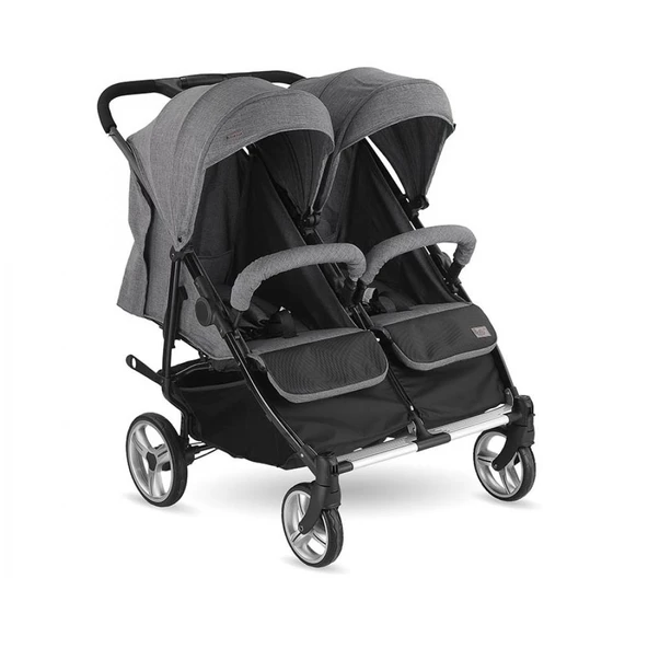 Babyhope BH-3077 City Twin İkiz Bebek Arabas - 5