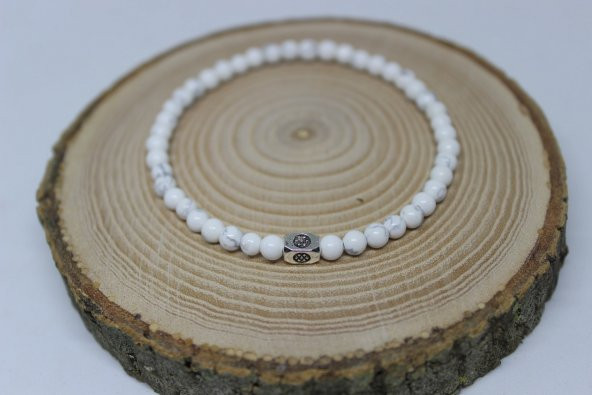 Havlit Taşı Bileklik 4mm - Resim 3