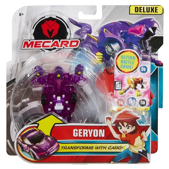 Orjinal Mecard Delüks Aksiyon Figürleri Dönüşebilen Mecard Delüks Figür Geryon - 8