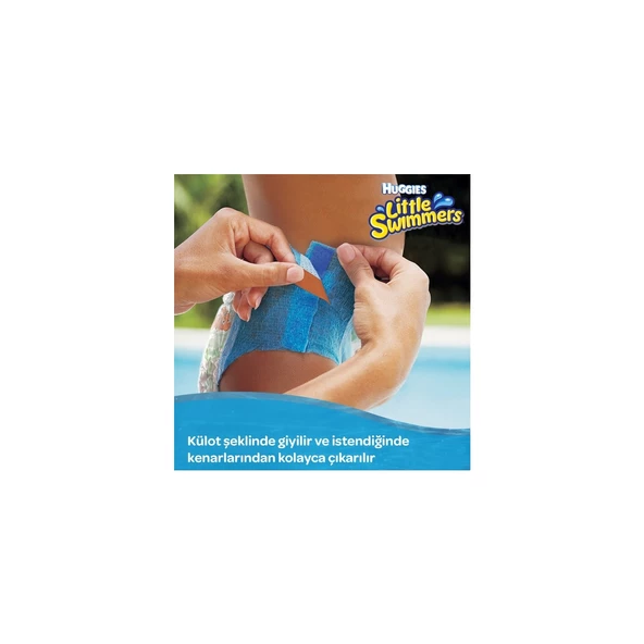 Huggies Little Swimmer Mayo Bez 5-6 Beden 12-18 kg Disney Dory Temalı Havuz Deniz Bebek Bezi Büyük Boy - 4
