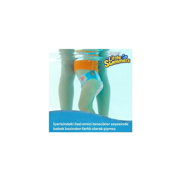 Huggies Little Swimmer Mayo Bez 5-6 Beden 12-18 kg Disney Dory Temalı Havuz Deniz Bebek Bezi Büyük Boy - 3