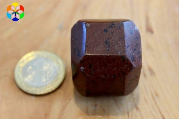 Mahagoni Obsidyen Taşı Küp Şekilli ürün görseli