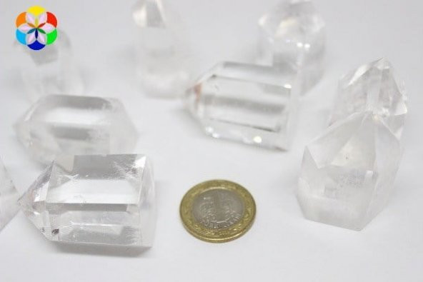 Kristal Kuvars Taşı Piramit Uçlu Standart - Resim 4