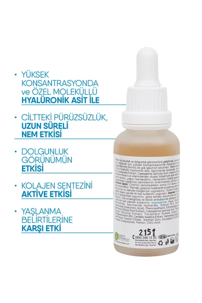 Solaris Nemlendirici Hyaluronik Asit Cilt Bakım Serumu 30 ml x 2 Adet (Hyaluronic Acid veVitamin B5) - 3