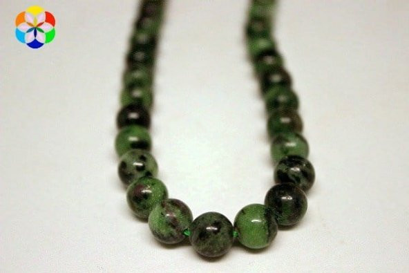 Rubizoit (Rubyzoisit) Taşı Dizi 8mm - Resim 2