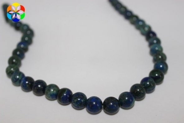 Azurit Taşı Dizi 10mm (Boyalıdır) ürün görseli