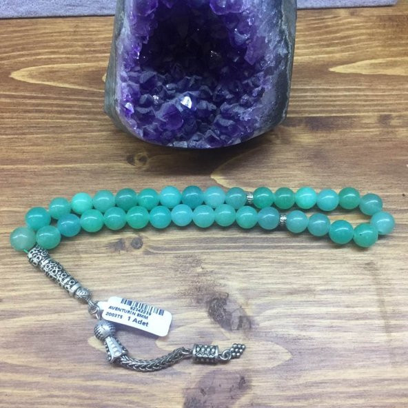 DOĞAL TAŞ AVENTURİN 8MM ürün görseli 1