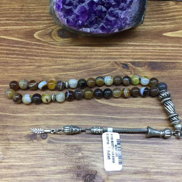 DOĞAL TAŞ AKİK BOSTVANA 6MM ürün görseli 1