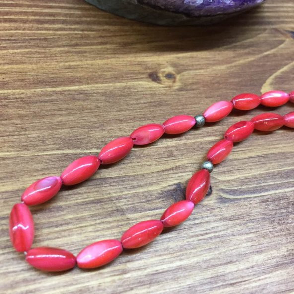 DOĞAL TAŞ SEDEF ARPA 6MM - Resim 3