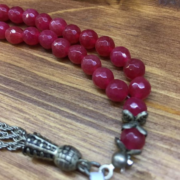 DOĞAL TAŞ KALSEDON KIRMIZI 6MM F - 2