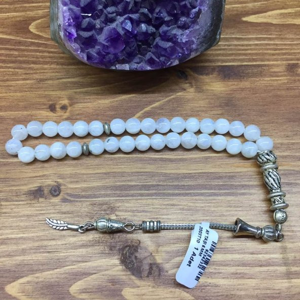 DOĞAL TAŞ AY TAŞI 6MM ürün görseli 1