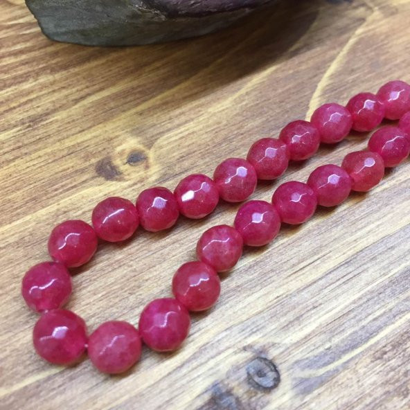 DOĞAL TAŞ KALSEDON KIRMIZI 6MM F - 3