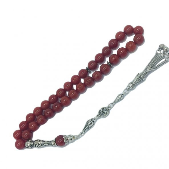 DOĞAL TAŞ AKİK KIRMIZI 10MM - Resim 2