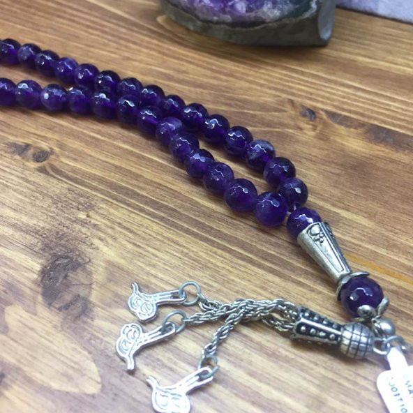 DOĞAL TAŞ AMATİST 8MM F - 2