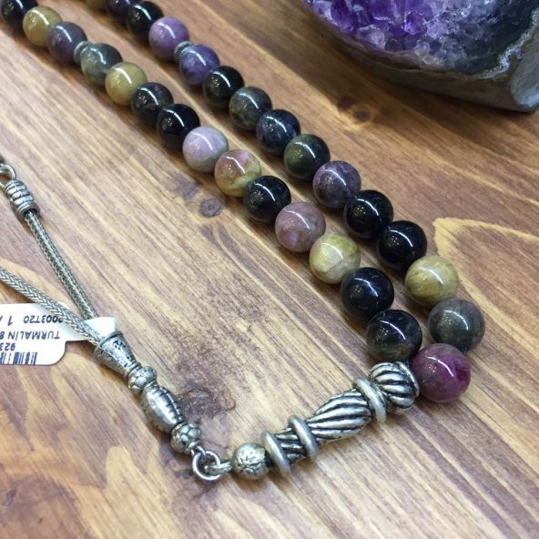 DOĞAL TAŞ TURMALİN 8MM. - Resim 3