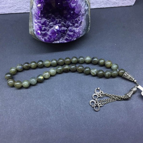 DOĞAL TAŞ LABRADORİT 8MM. - Resim 2