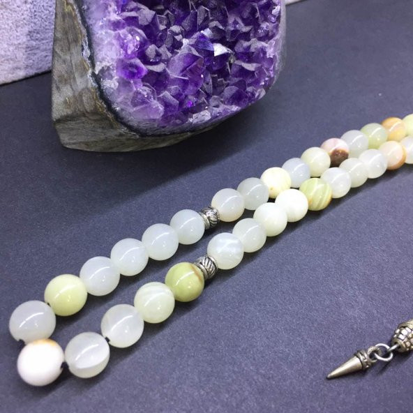 DOĞAL TAŞ ONİKS BEYAZ 8MM. - 3