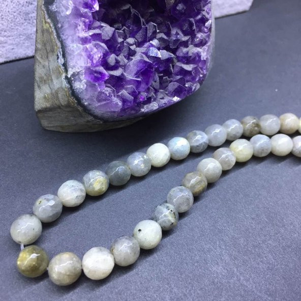 DOĞAL TAŞ LABRADORİT 8MM. F - Resim 3