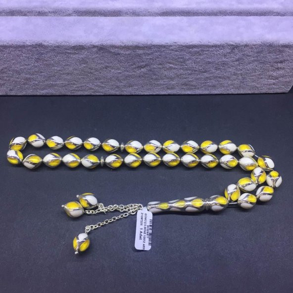 GÜMÜŞ GÜMÜŞ S.MİNE 10X12 ARPA TESBİH ürün görseli 1