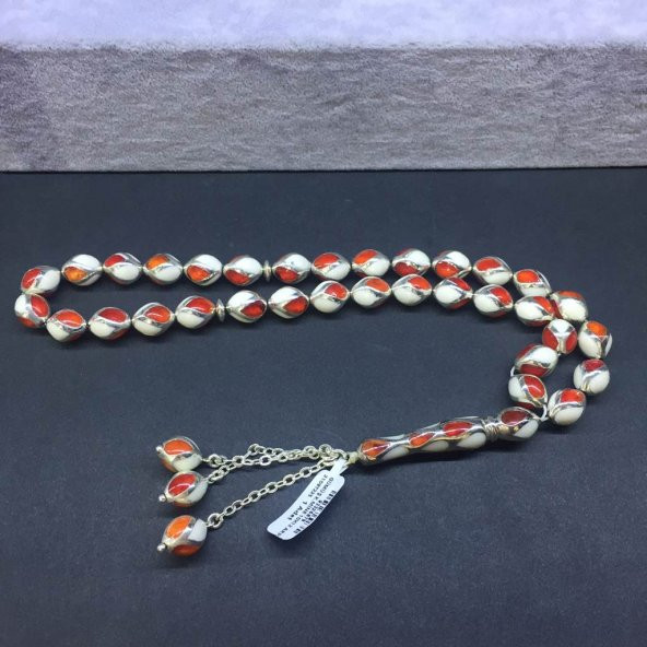 GÜMÜŞ GÜMÜŞ K.MİNE 10X12 ARPA TESBİH ürün görseli 1