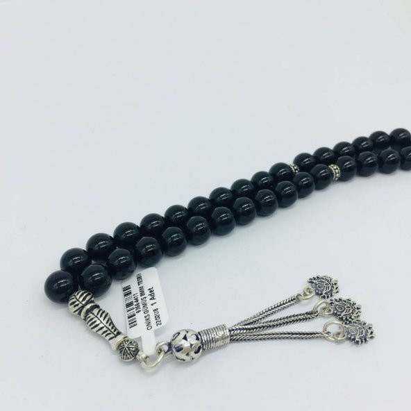 GÜMÜŞ ONİKS GÜMÜŞ 8MM TESBİH (1) ürün görseli 1