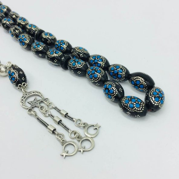 GÜMÜŞ YÜSUR GÜMÜŞ-FİRUZE İŞL. 11X16 ürün görseli 1