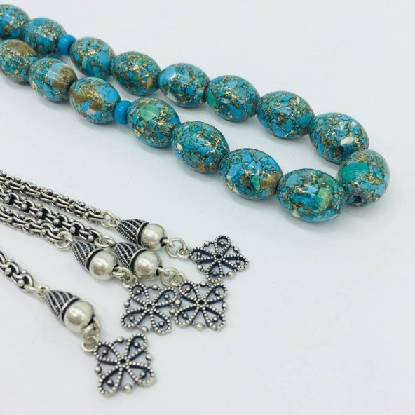 GÜMÜŞ ORJİNAL FİRUZE GÜMÜŞ 12X16 - Resim 3