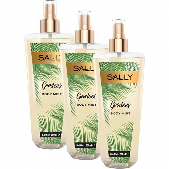 Sally Vücut Spreyi Goodees 250 Ml 3 Adet