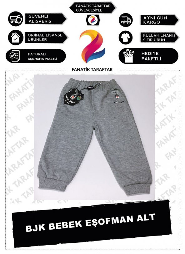 BEŞİKTAŞ FORMA ORJİNAL BEBEK EŞOFMAN ALTI - 4